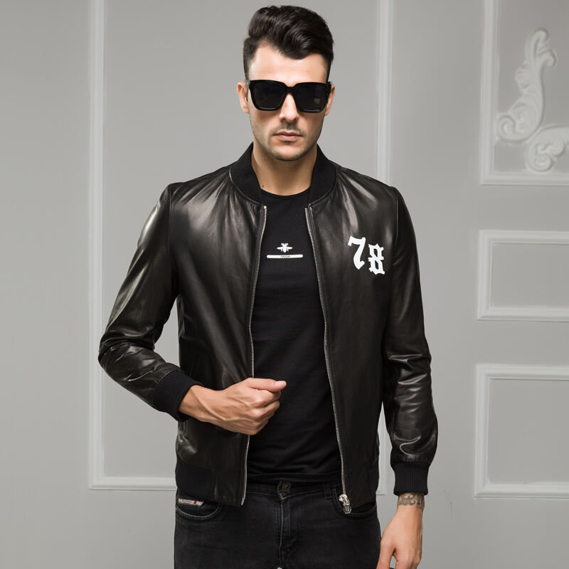 

Europe Season Black, leather jacket