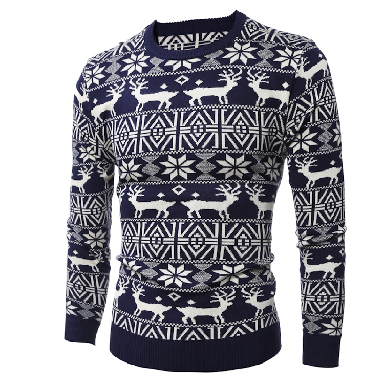 

CT&HF Тёмный синий цвет Номер, men sweater