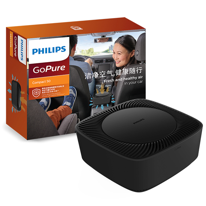 

PHILIPS чёрный автомобильный воздухоочиститель
