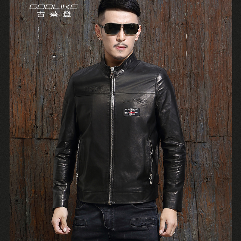 

Europe Season Black, leather jacket