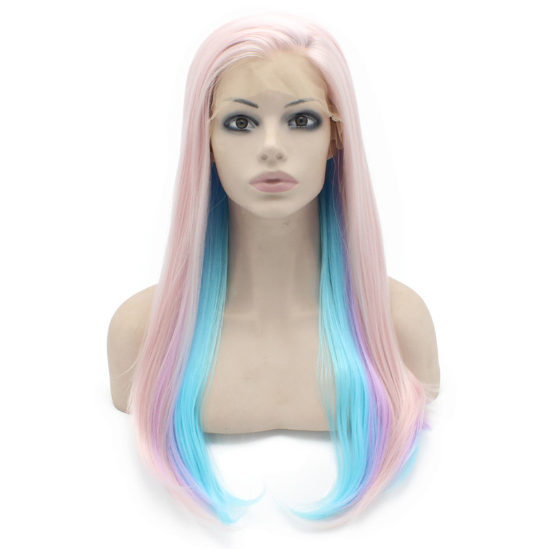 

iwona, lace front synthetic wig pink