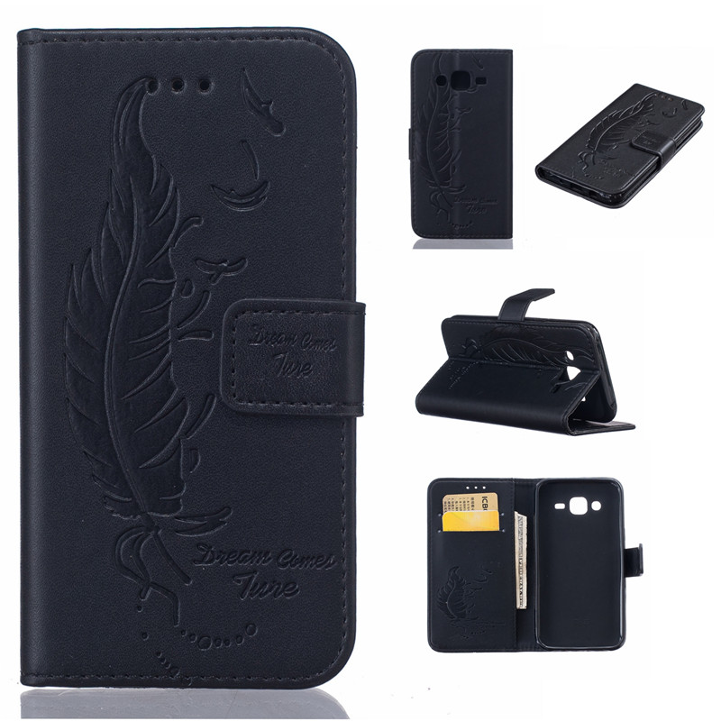 

GANGXUN, Рельефные ПУ кожаный чехол для Samsung Galaxy J5