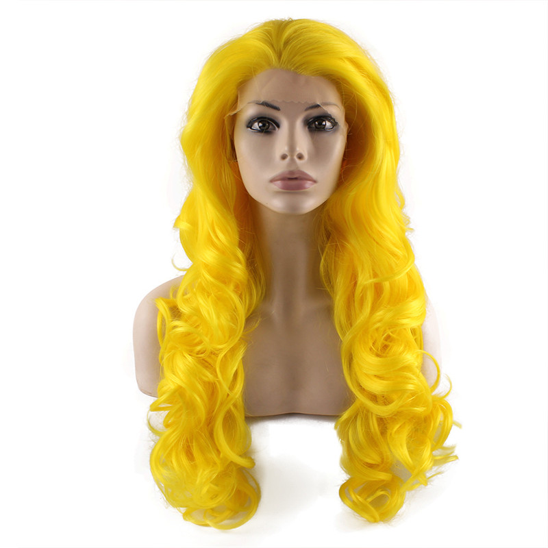 

iwona, yellow wavy wig