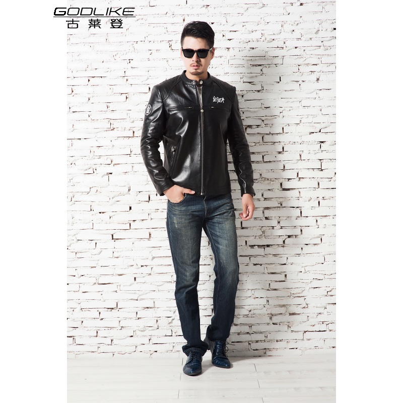 

Europe Season Black, leather jacket