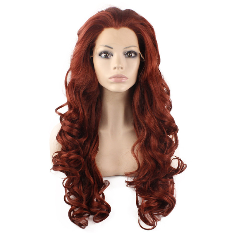 

iwona, burgundy red wig