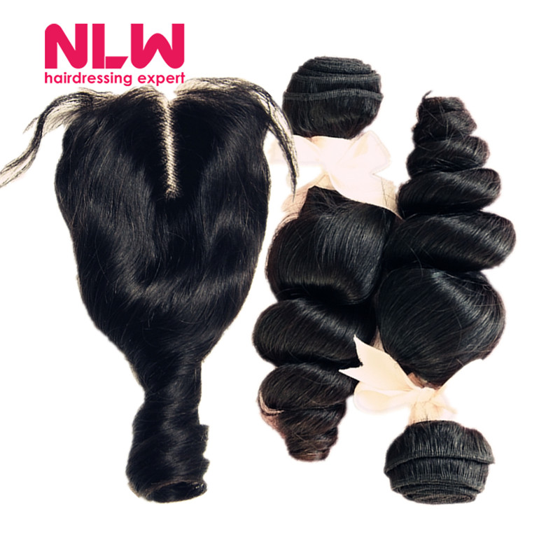 

NLW Естественный цвет 14 16 18 20 с 14, Бразильские человеческие волосы