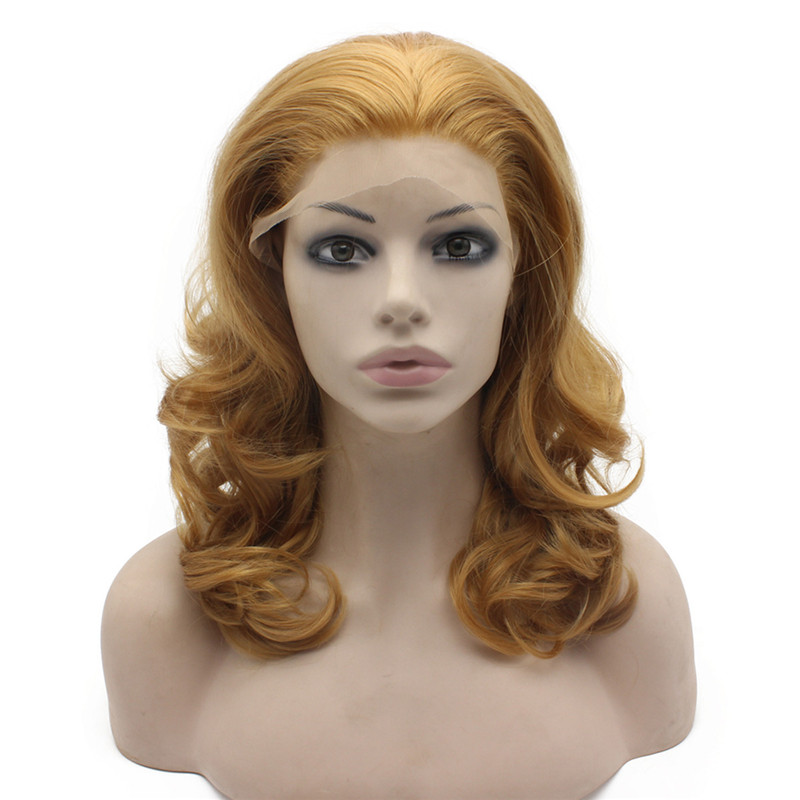 

iwona, medium long blonde wig