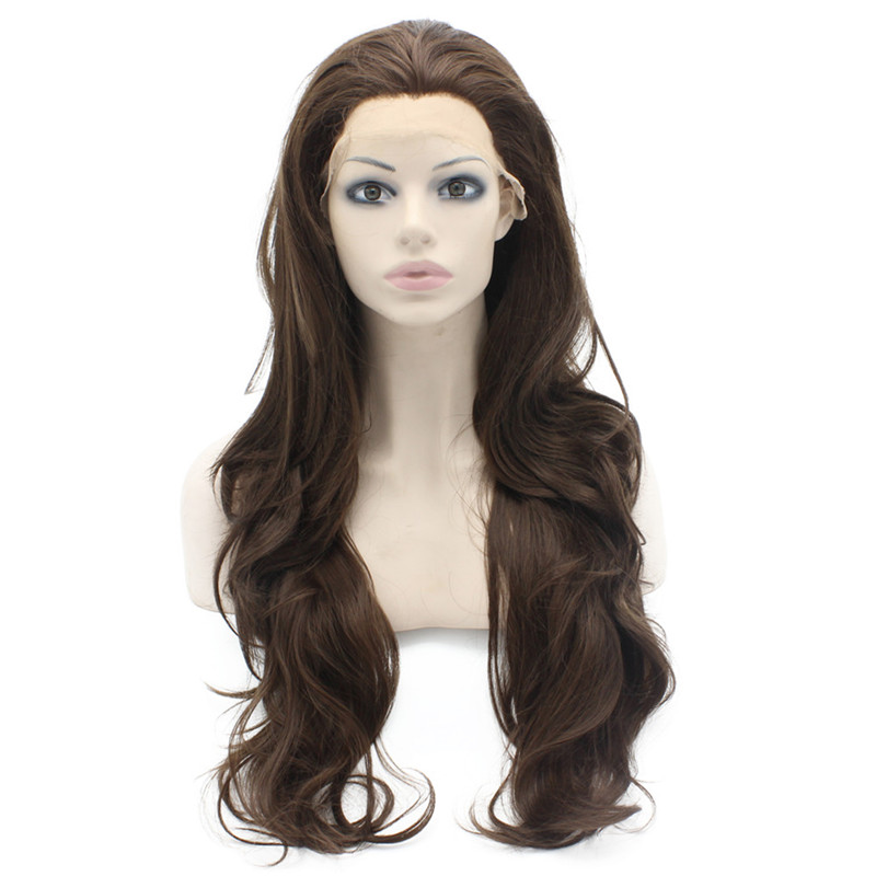 

iwona, long wavy wig brown