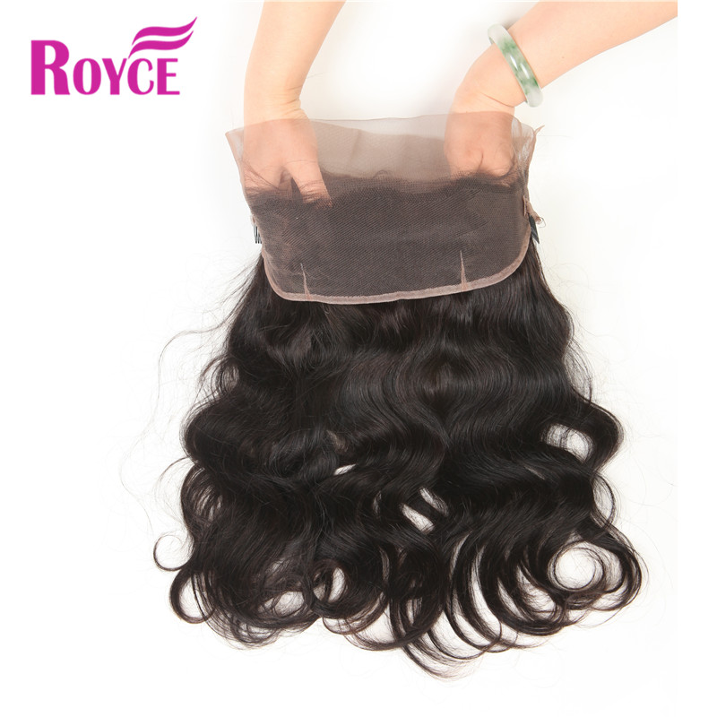 

ROYCE 10 дюймов, Brazilian Virgin Body Wave 360 Frontal