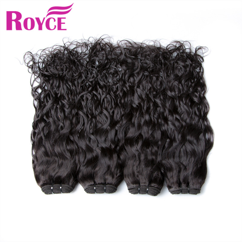 

ROYCE 10 10 10 10, Indian Virgin hair Water Wave 4Bundle