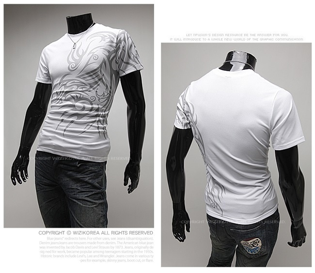 

ZOGAA Белый цвет Номер, Tops Tee shirt