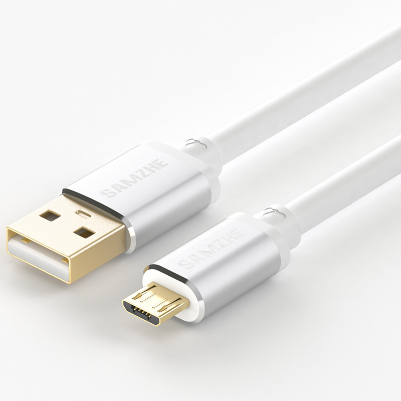 

JD Коллекция Серебристый 2 м, Кабель Micro USB