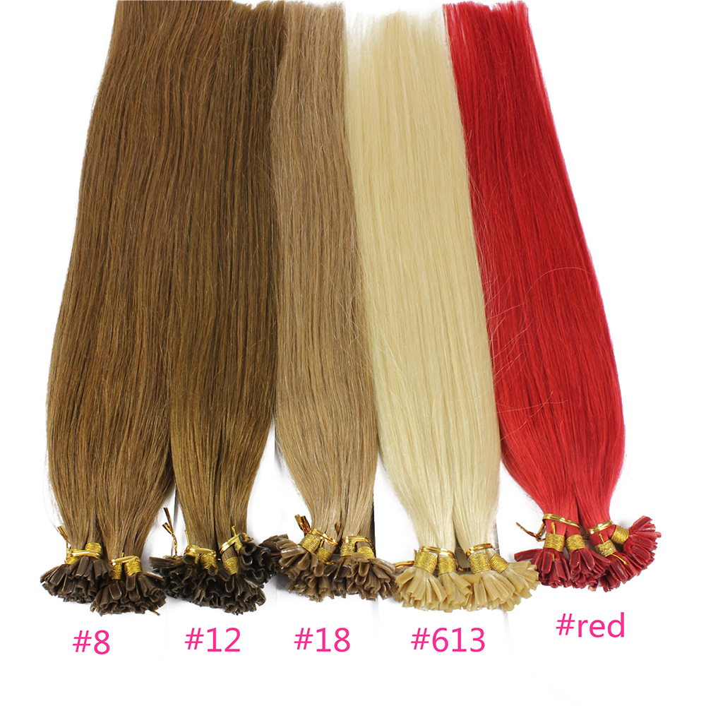 

iwona Red 26 inches, nail tip hair