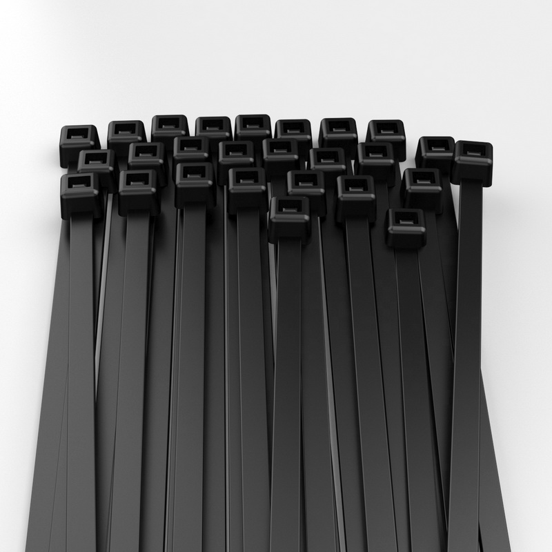 фото Joycollection jd коллекция кабельные стяжки нейлоновые 3,6 250мм 100 gen black