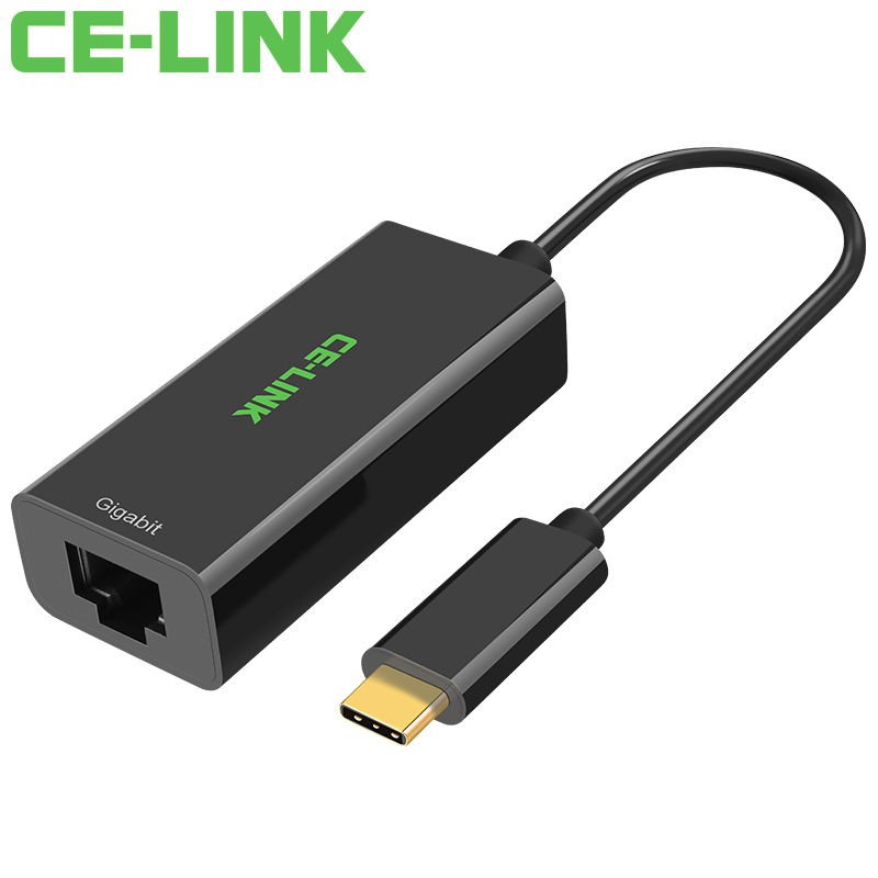 

JD Коллекция Type-C к сетевому адаптеру чёрный дефолт, CE-LINK