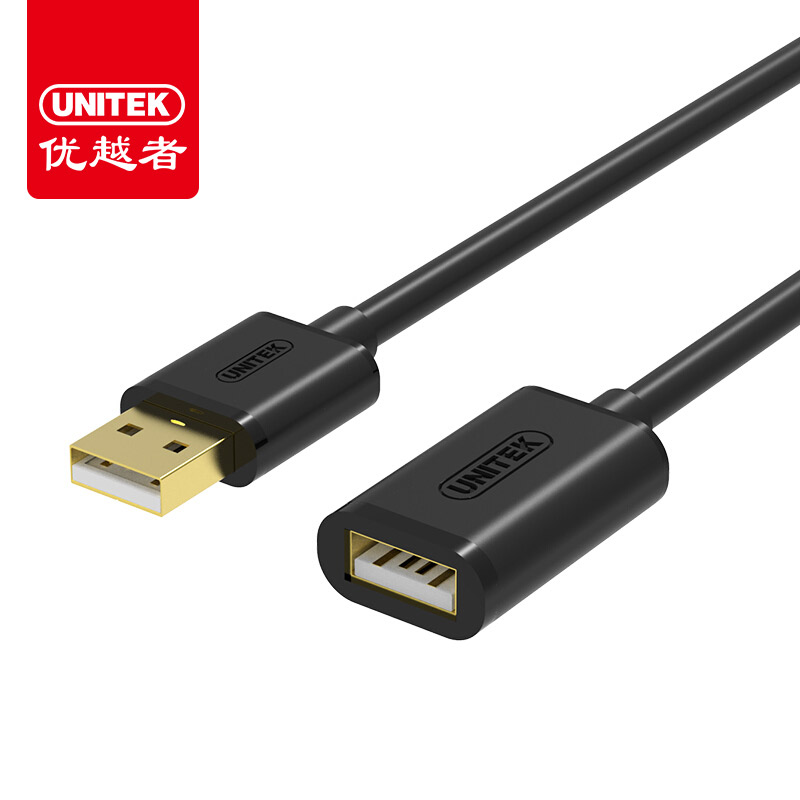 

UNITEK USB20 Black 1 м