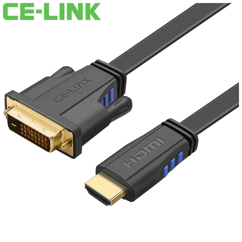 

JD Коллекция Плоский провод HDMI на DVI 5 м, joycollection