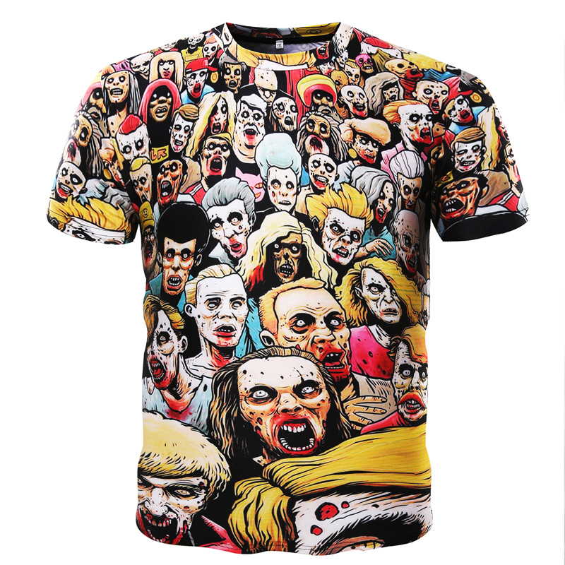 

KALUNU Многой цвет Номер, Printed T-shirt