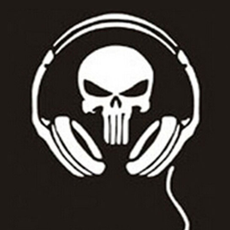 

JD Коллекция Наушники белые Автомобильные наклейки