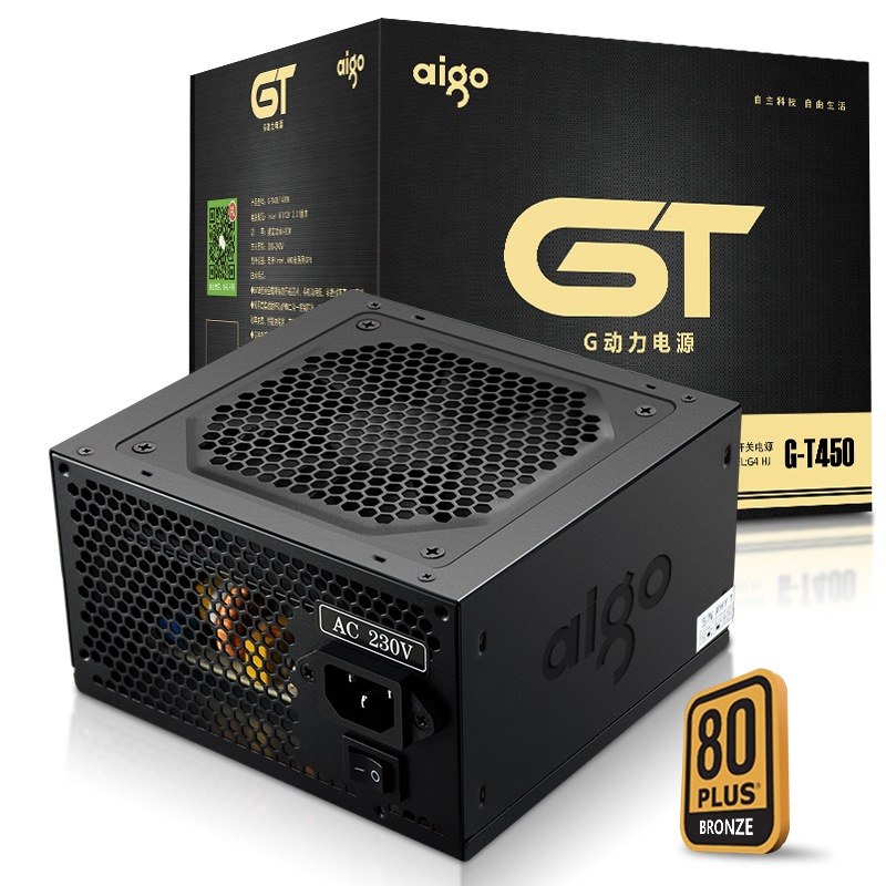 

aigo 450W 80Plus Bronze больше мощности, joycollection