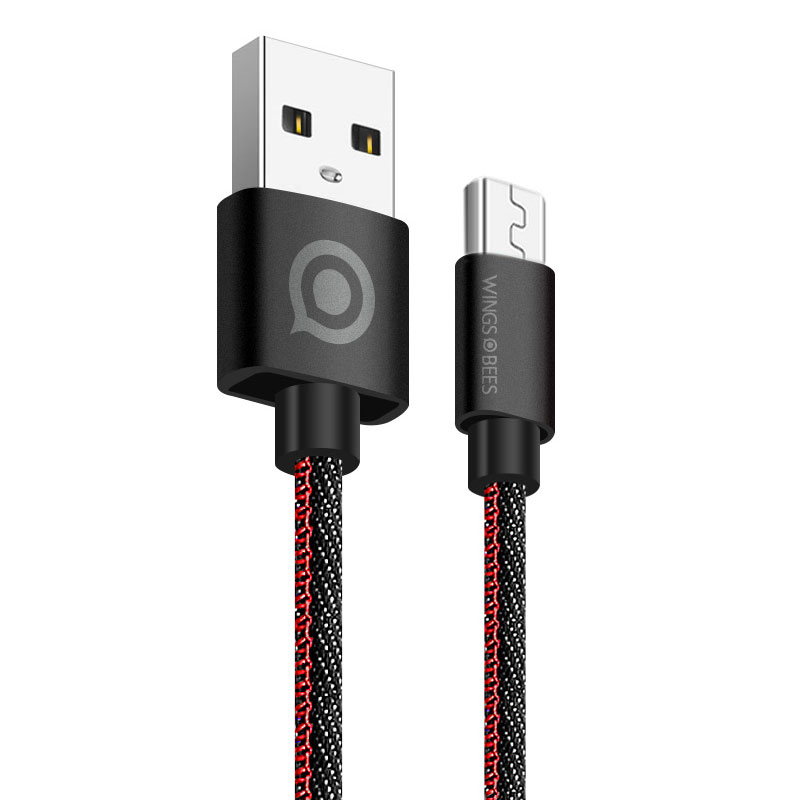 

JD Коллекция Черный 1 м, Кабель Micro USB