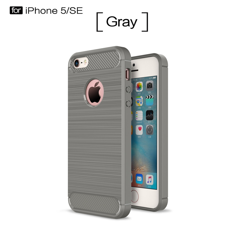 

GANGXUN Серый цвет, Обложка для iPhone SE 5S 5