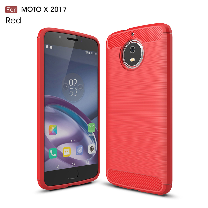 

GANGXUN Красный, Motorola Moto X4 случай