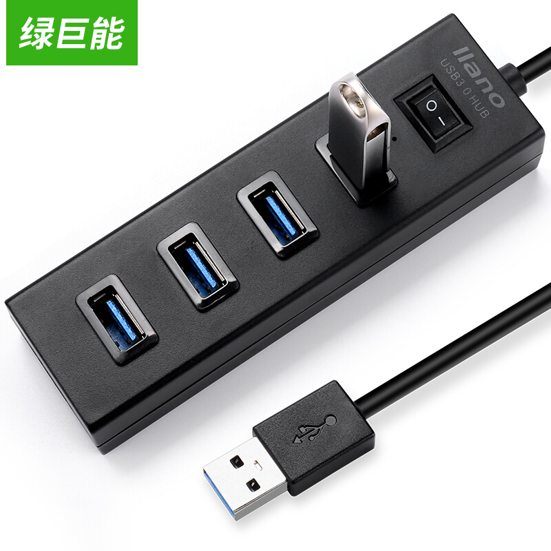 

JD Коллекция USB30 4 порта с черным переключателем 02м