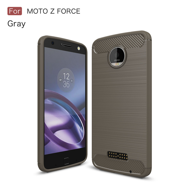 

GANGXUN Серый цвет, Обложка для Motorola Moto Z Force