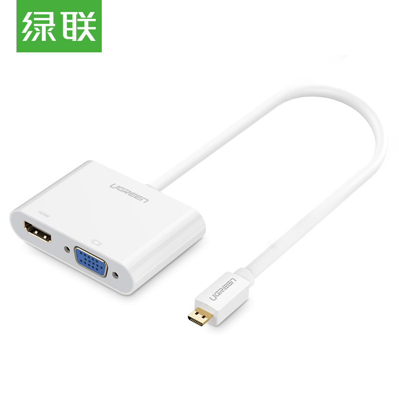 

JD Коллекция Micro HDMI к VGA HDMI белый