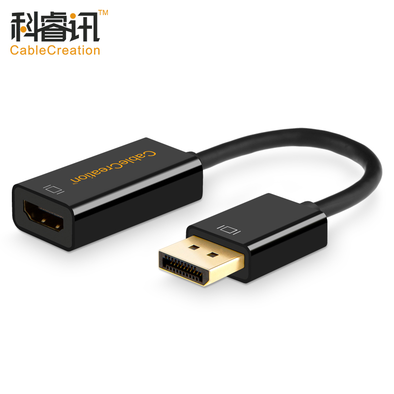 

JD Коллекция DP к HDMI 4K чёрный дефолт, CABLE CREATION