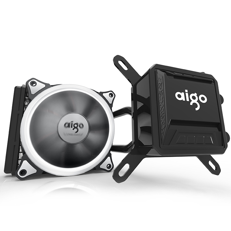 

aigo 120MM ШИМ интеллектуального управления температурой охлаждающей воды интегрированной дефолт, Патриот
