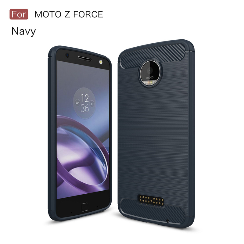 

GANGXUN Синий Черный, Обложка для Motorola Moto Z Force