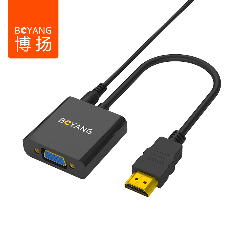 

JD Коллекция HDMI в VGA с аудио черным дефолт, joycollection