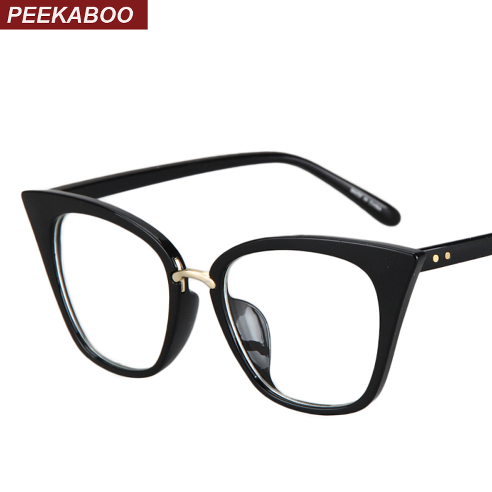 

Peekaboo черная рамка Форма кошачего глаза
