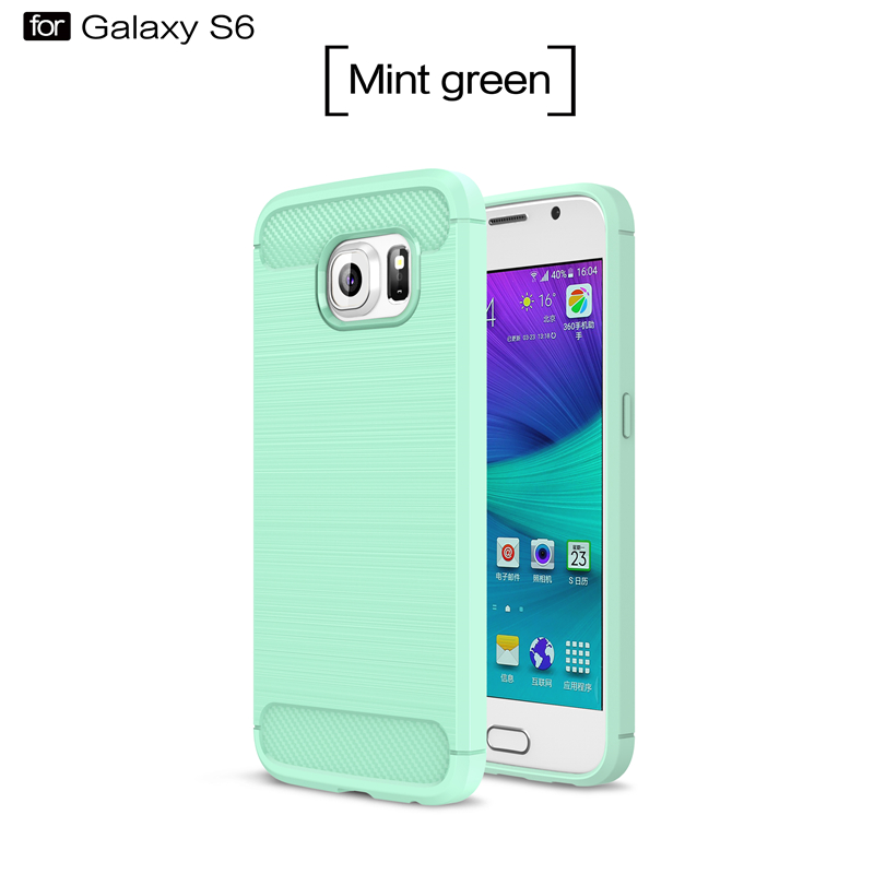 

GANGXUN Мягкий зеленый цвет, Samsung Galaxy S6 случай