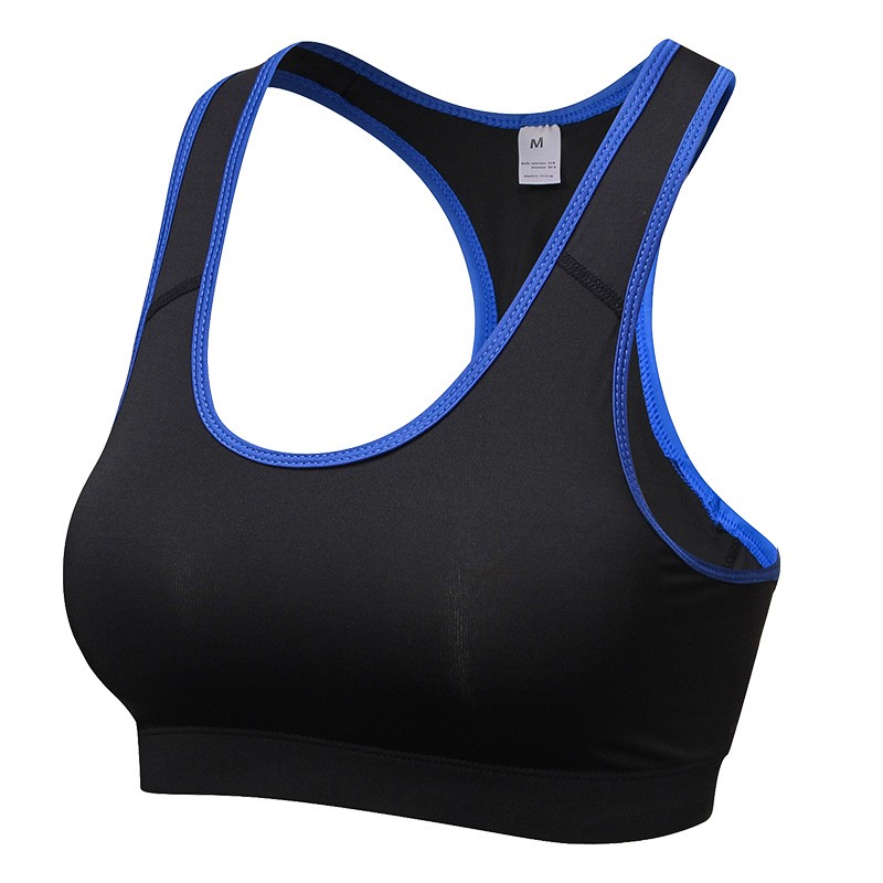 

yuerlian Темно-синий, Sexy Front Zipper Yoga Bra