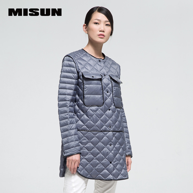 фото Down coat misun серый номер xl