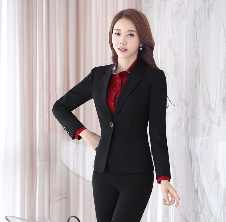 

U&JINLY Черный 2XL, women blazer