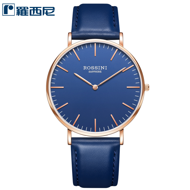 

JD Коллекция Мужские часы Blue plate По умолчанию