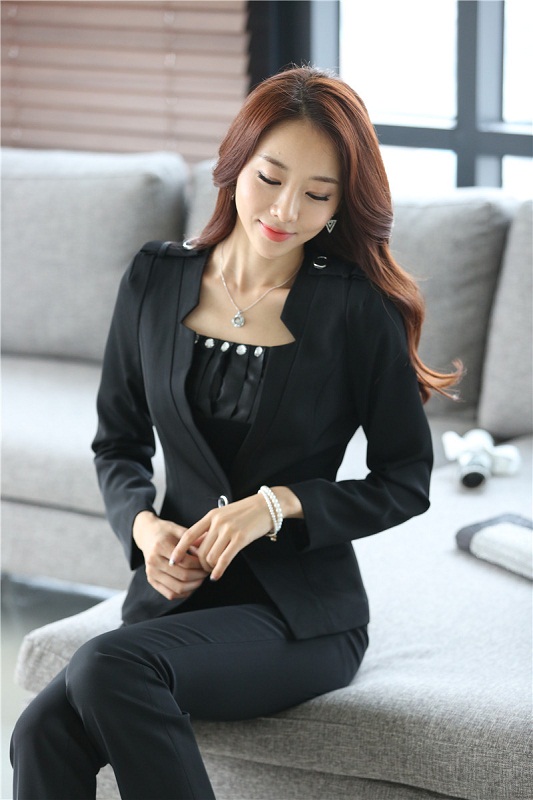 

U&JINLY Черный Номер, women blazer