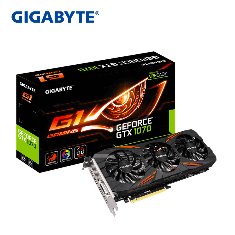 

JD Коллекция GTX 1070 G1 GAMING 1594-1784MHz 8008MHz 8G 256bit GDDR5