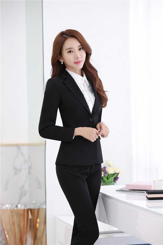 

U&JINLY Черный 2XL, women blazer