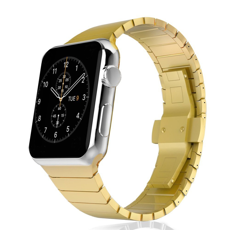 

PINSENDA Золотой цвет 42MM, Группа Apple Watch