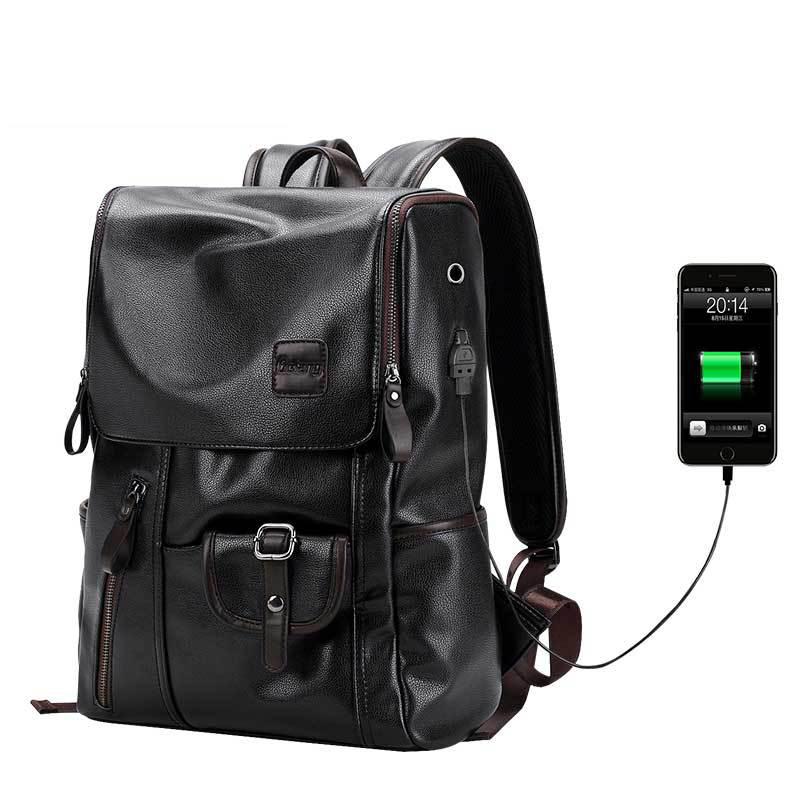 

MEGIR Черный, USB рюкзак