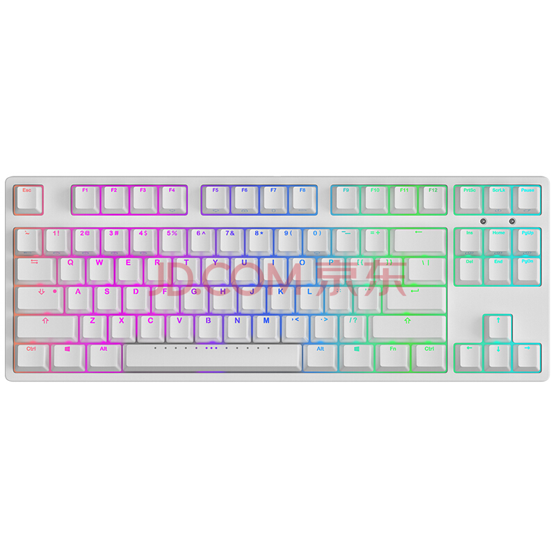 

JD Коллекция белый с RGB Подсветка Cherry синий ось, f87