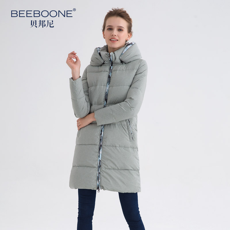 

BEEBOONE Серый Номер, down coat