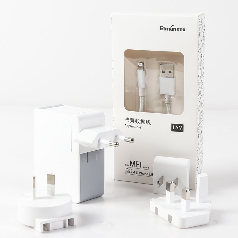 

JD Коллекция Комбинированный 4USB MFI Apple, кабель для передачи данных 15M дефолт, joycollection