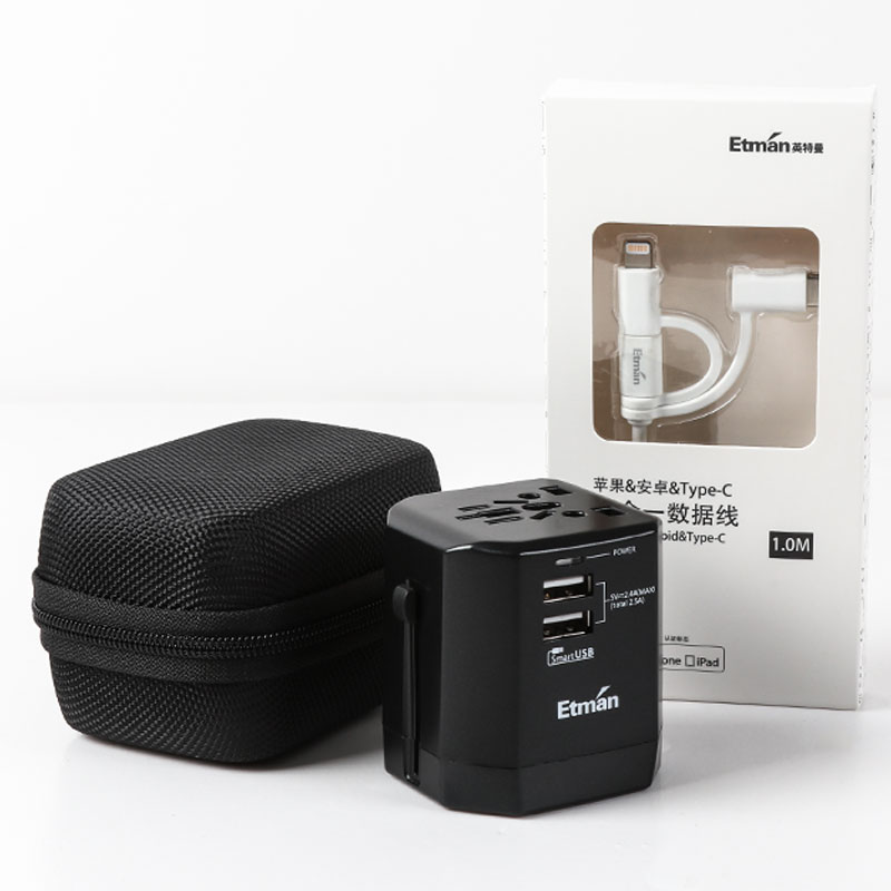 

JD Коллекция Obsidian Black Dual USB MFI линия тройных данные 1M дефолт, joycollection