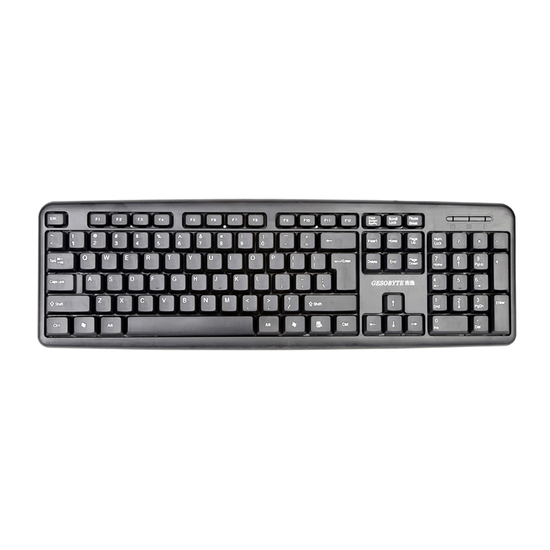 

JD Коллекция черный K830P проводная клавиатура PS2 круглый рот немой, joycollection
